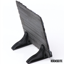 Laden Sie das Bild in den Galerie-Viewer, Gedenktafel aus Naturschiefer für verstorbene Menschen mit Foto und Spruch - Personalisierbare Trauertafel